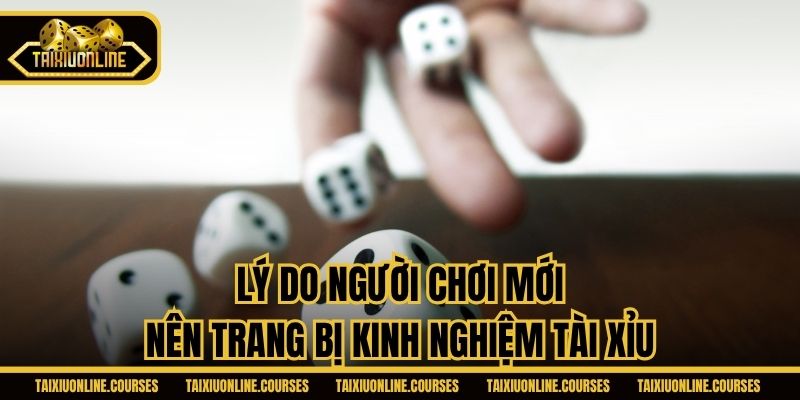 Lý do người chơi mới nên trang bị kinh nghiệm tài xỉu
